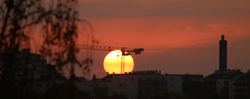 Coucher de soleil près du Mémorial